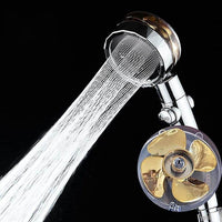 Water-saving shower head with high pressure - 360° adjustable rotating design - up to 40% water-saving