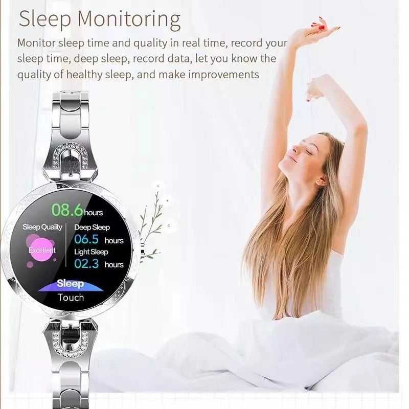 Waterproof Fitness Watch for Women – AquaFit Smartwatch
