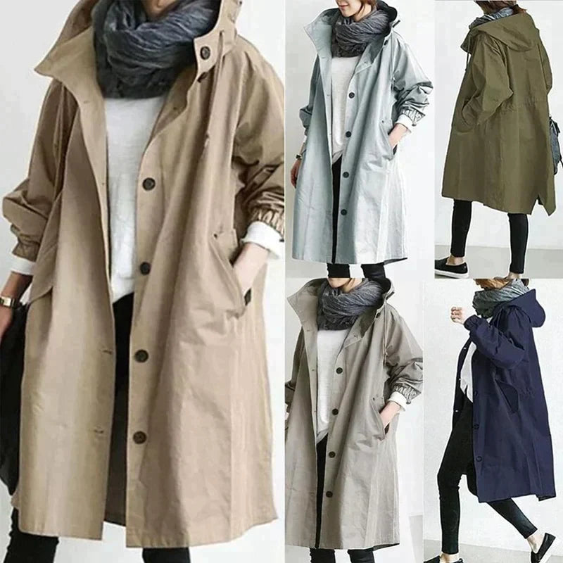 Waterproof jacket with hood