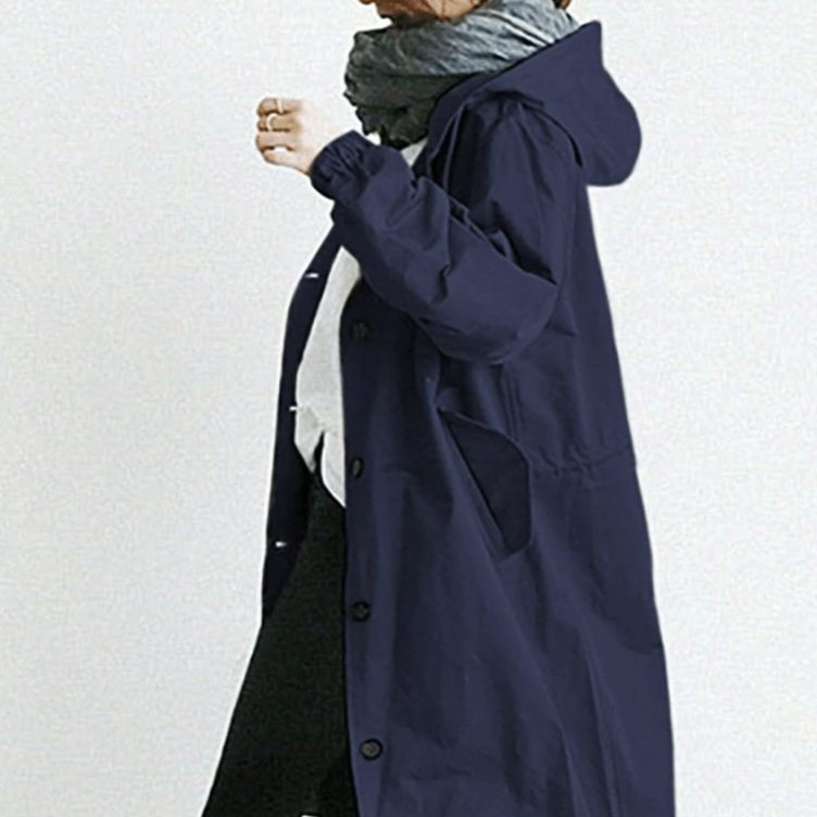 Waterproof jacket with hood