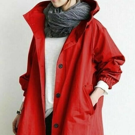 Waterproof jacket with hood