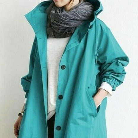 Waterproof jacket with hood