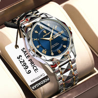 Waterproof Luxury Watch With Luminous Function