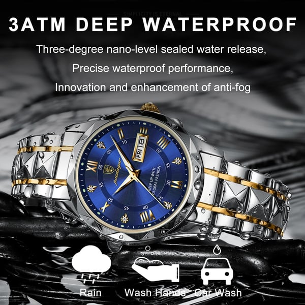 Waterproof Luxury Watch With Luminous Function