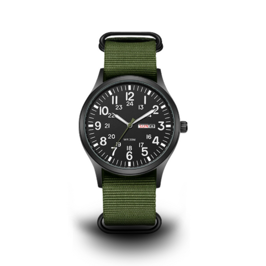 Waterproof Military Watch - Tactical Style with Luminous Dial