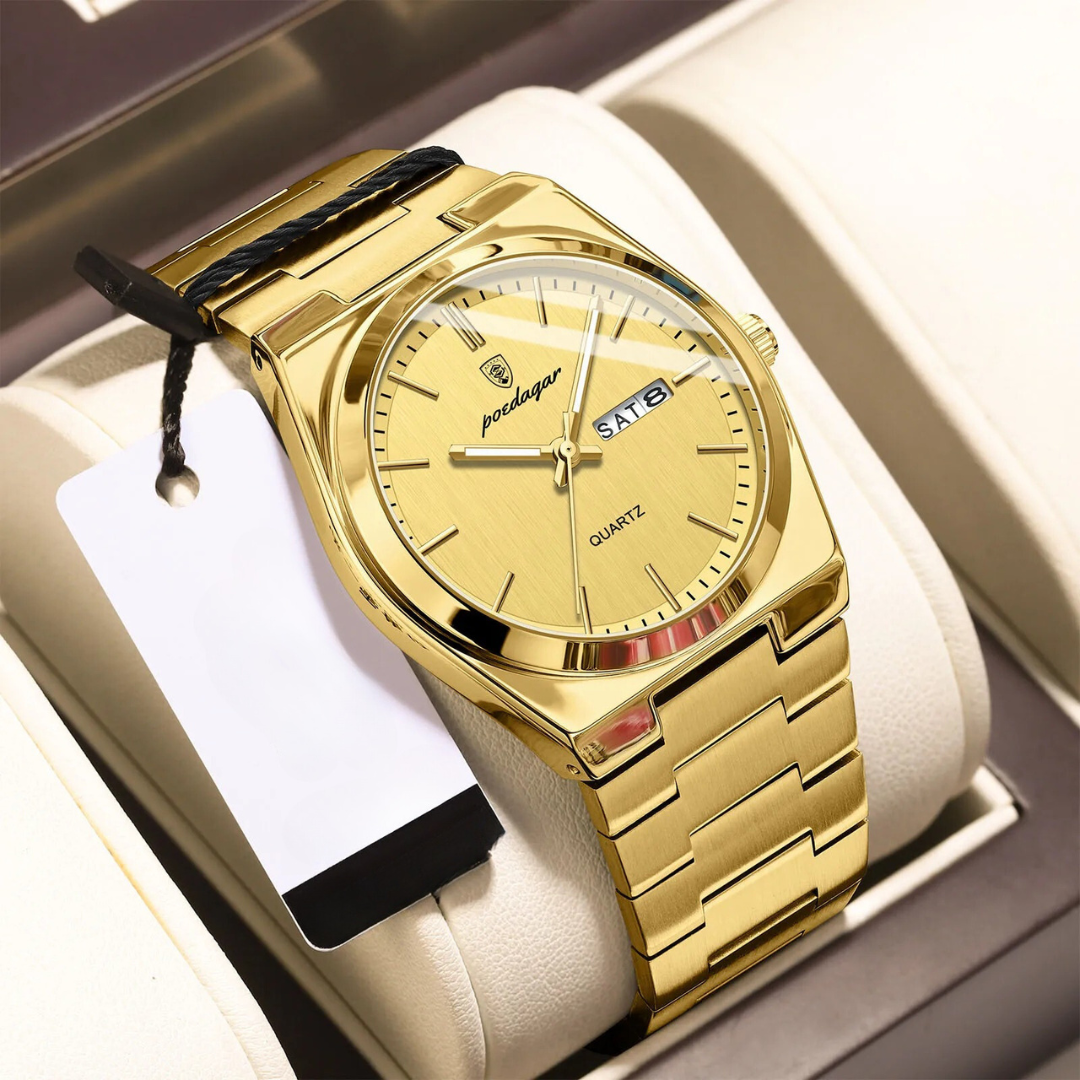 Waterproof Stainless Steel Men's Watch | Luxury & Durable