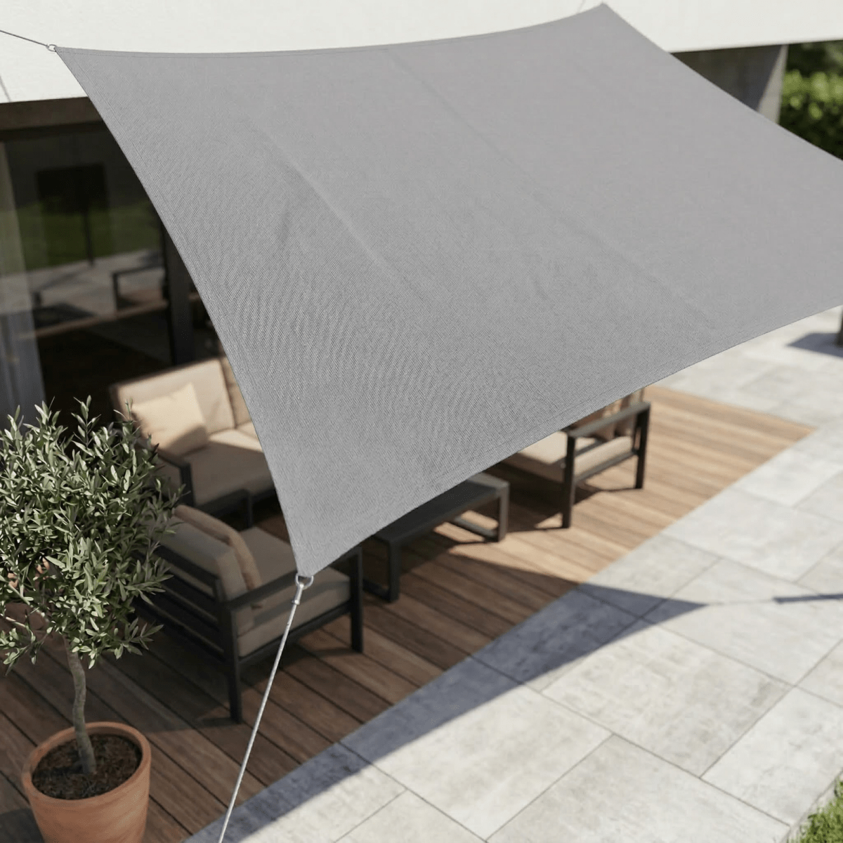 Waterproof Sun Sail with UV Protection for Terrace and Balcony