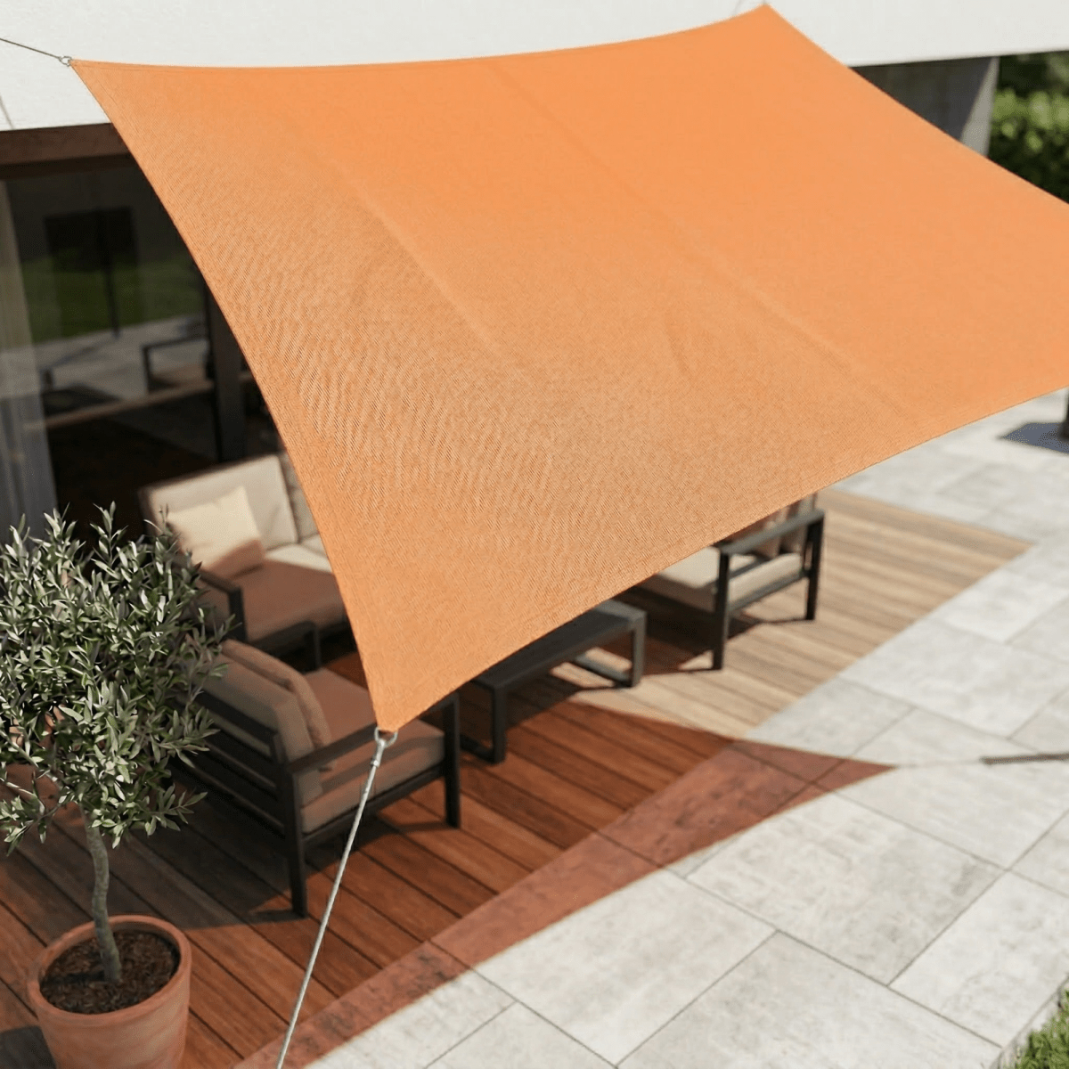 Waterproof Sun Sail with UV Protection for Terrace and Balcony