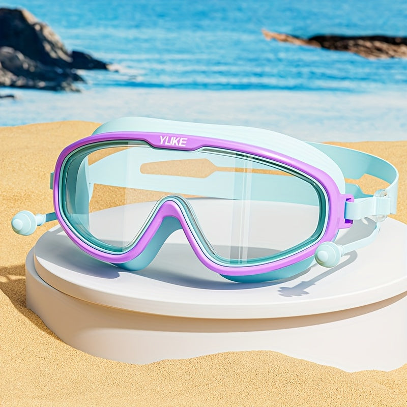 Waterproof Swim Goggles for Kids - Anti-Fog & UV Protection