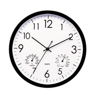 Weatherproof Outdoor Garden Clock with Temperature Gauge