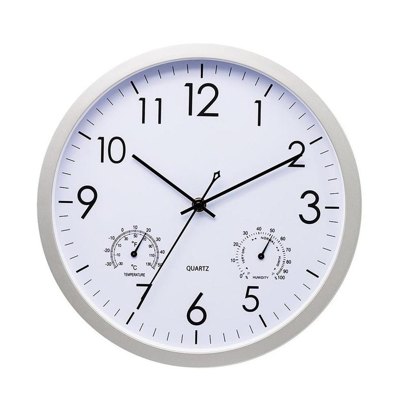 Weatherproof Outdoor Garden Clock with Temperature Gauge