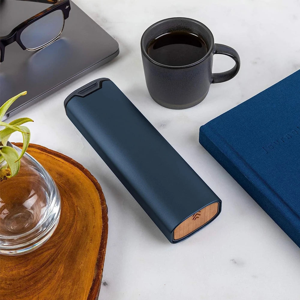 Weekly Pill Organizer – Elegant Wooden & Aluminium Pill Box