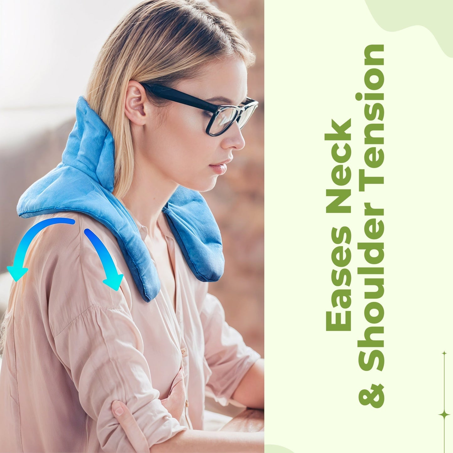 Weighted Neck & Shoulder Wrap for Comfort and Relaxation