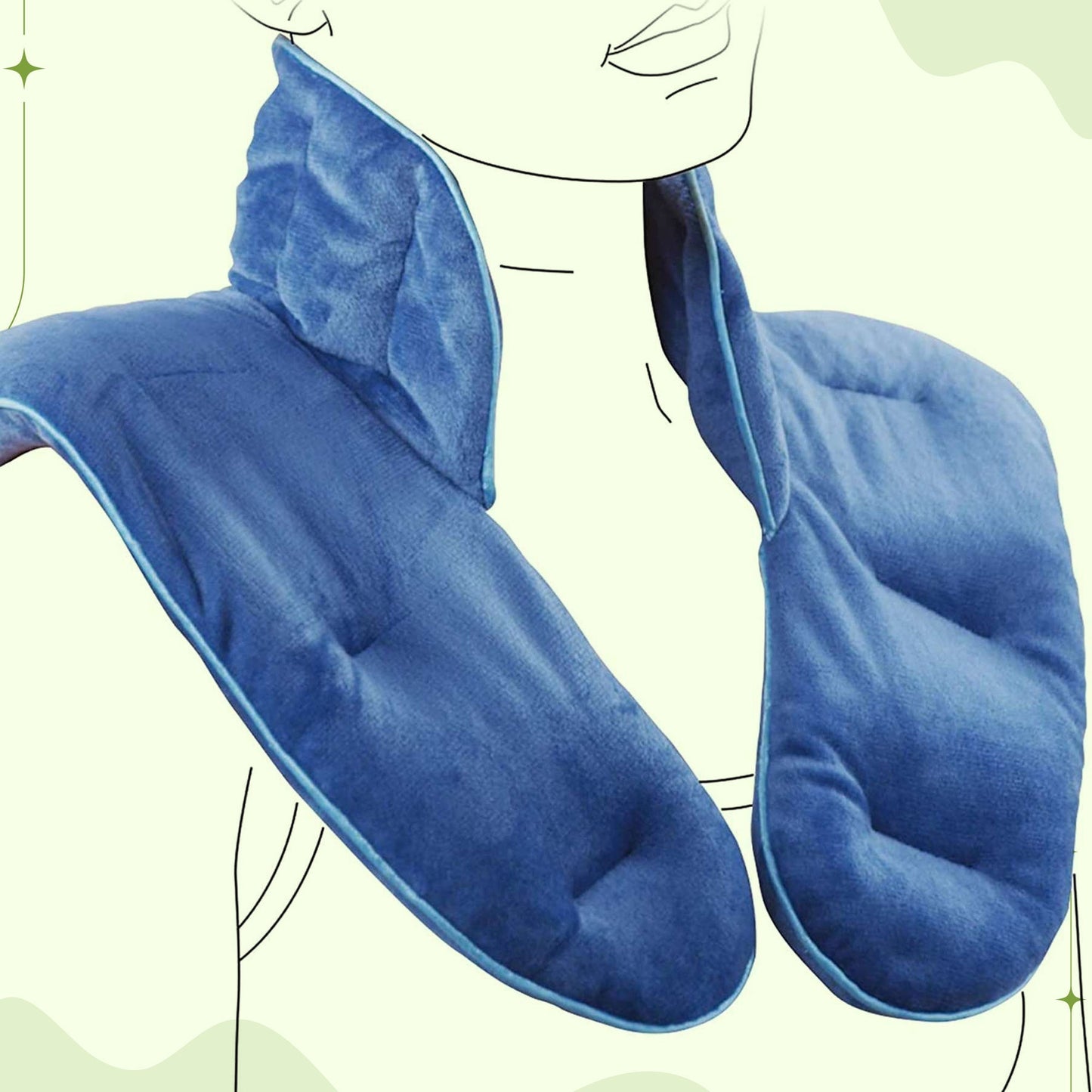Weighted Neck & Shoulder Wrap for Comfort and Relaxation