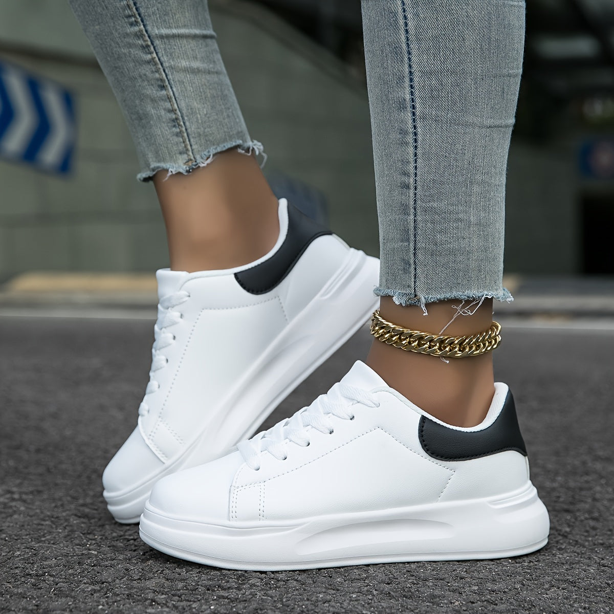 White Women's Sneakers - Orthopedic and Comfortable