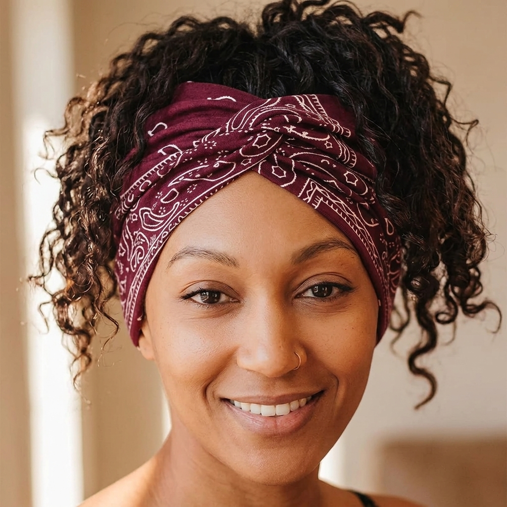 Wide Elastic Twist Headband