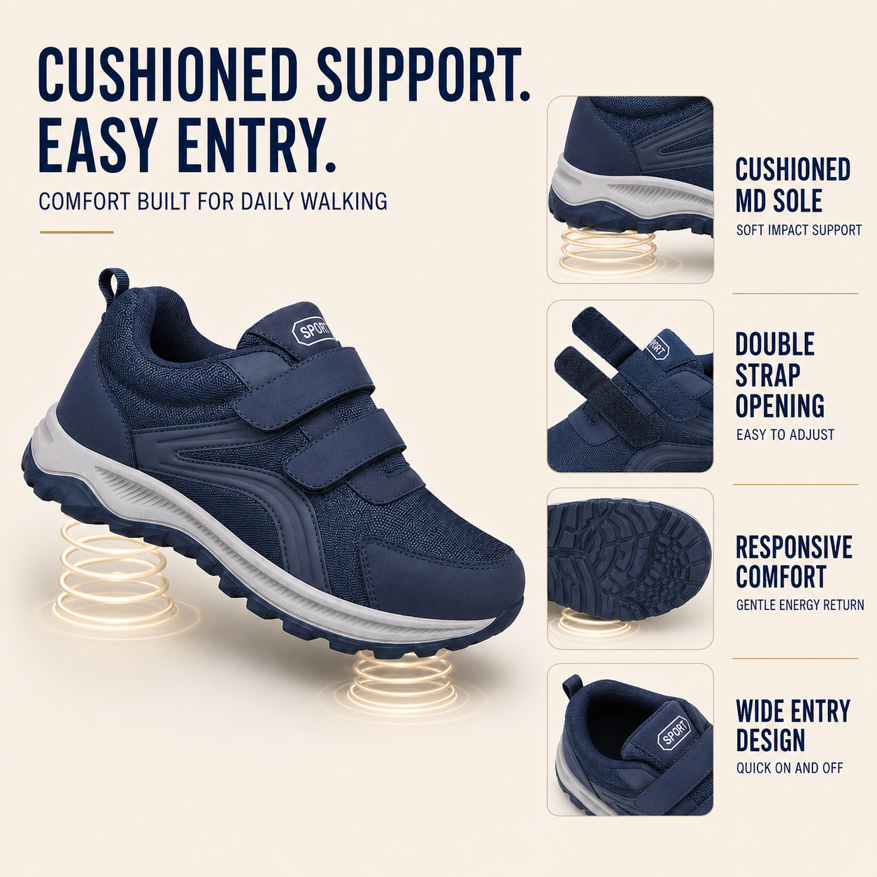 Wide-Fit Orthopedic Walking Trainer