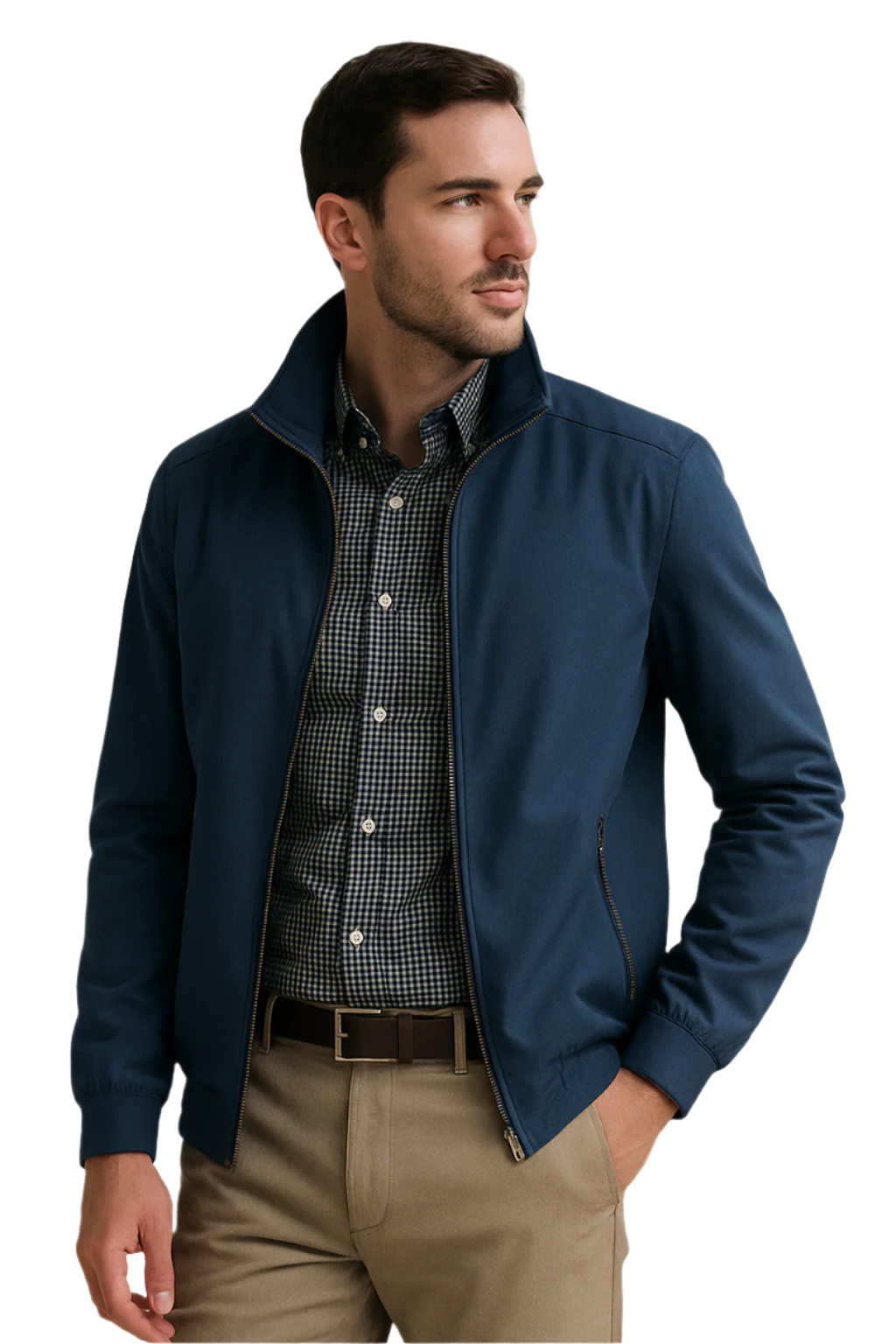 Windproof Men's Summer Jacket - Comfortable Minimalist Design