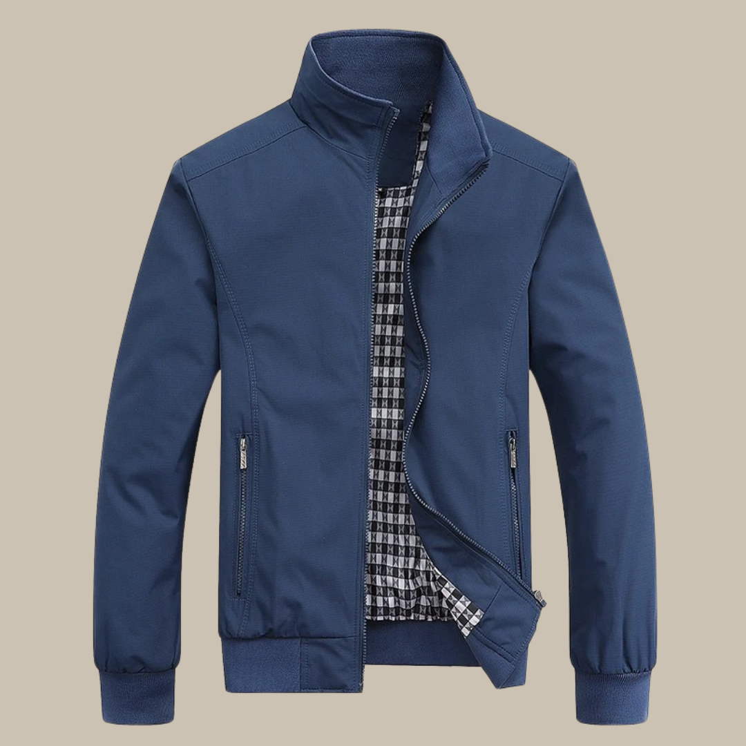 Windproof Men's Summer Jacket - Comfortable Minimalist Design
