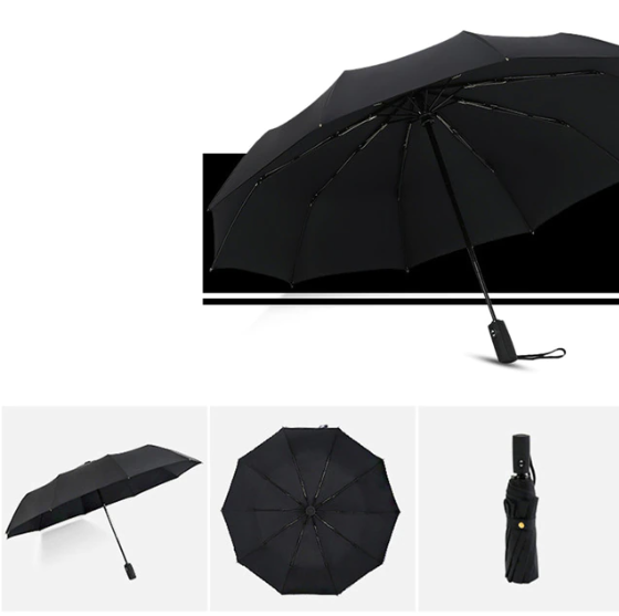 Windproof Storm Umbrella - Robust Protection | Compact