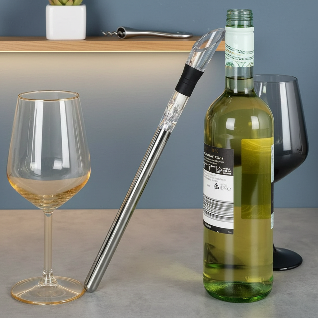 Wine Chiller and Aerator – Perfect Temperature Always 1+1 FREE