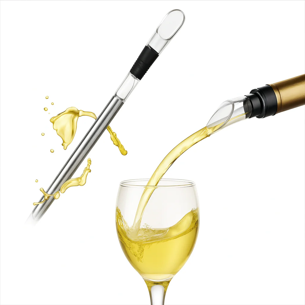 Wine Chiller and Aerator – Perfect Temperature Always 1+1 FREE