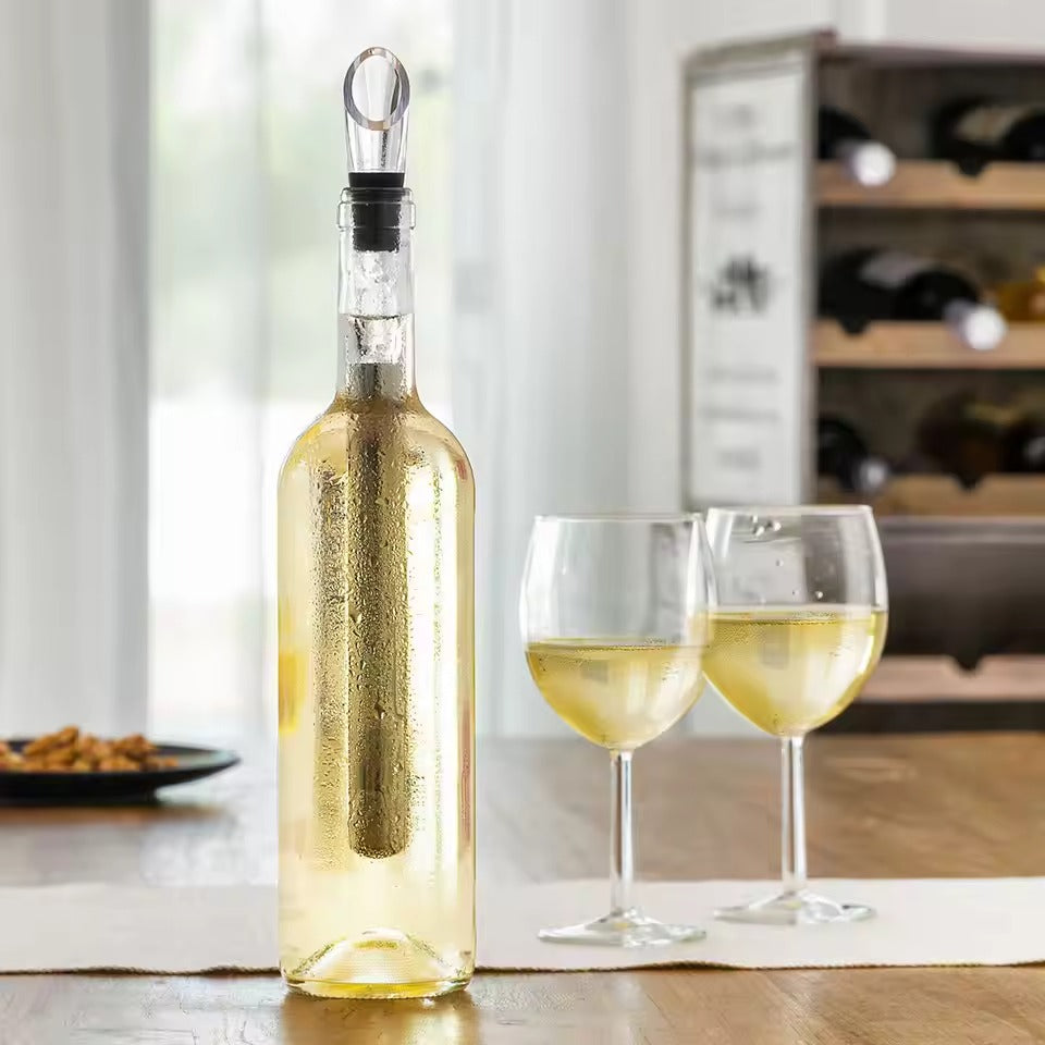 Wine Chiller and Aerator – Perfect Temperature Always 1+1 FREE