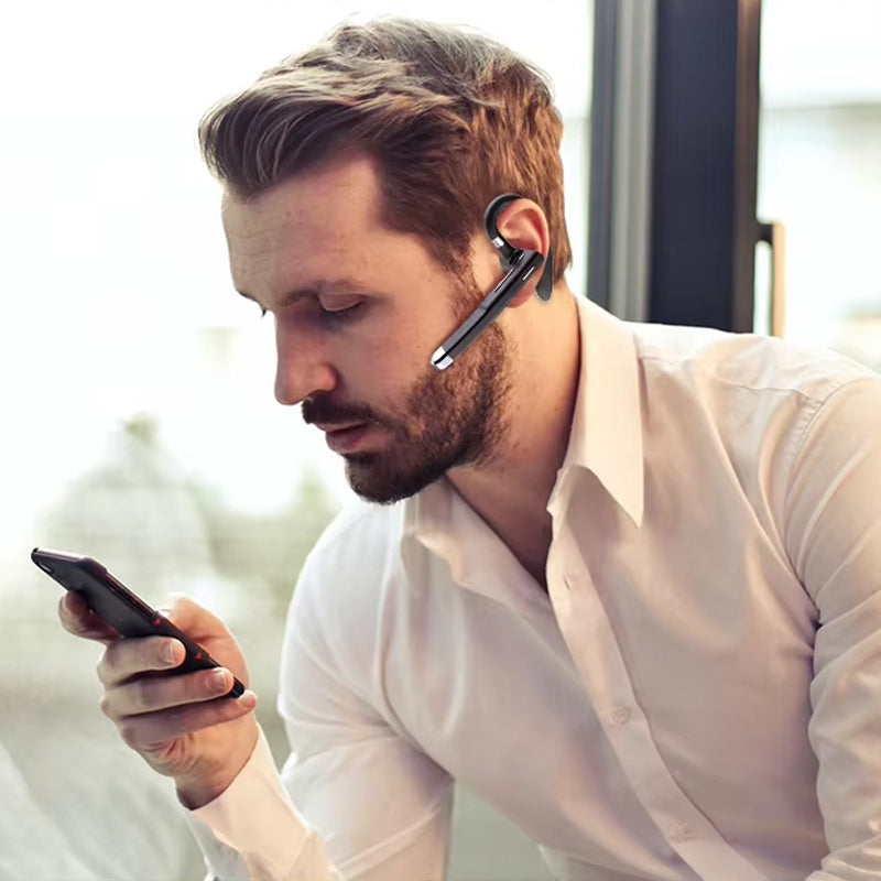 Wireless Bluetooth Headset with Noise Cancellation and HiFi Sound