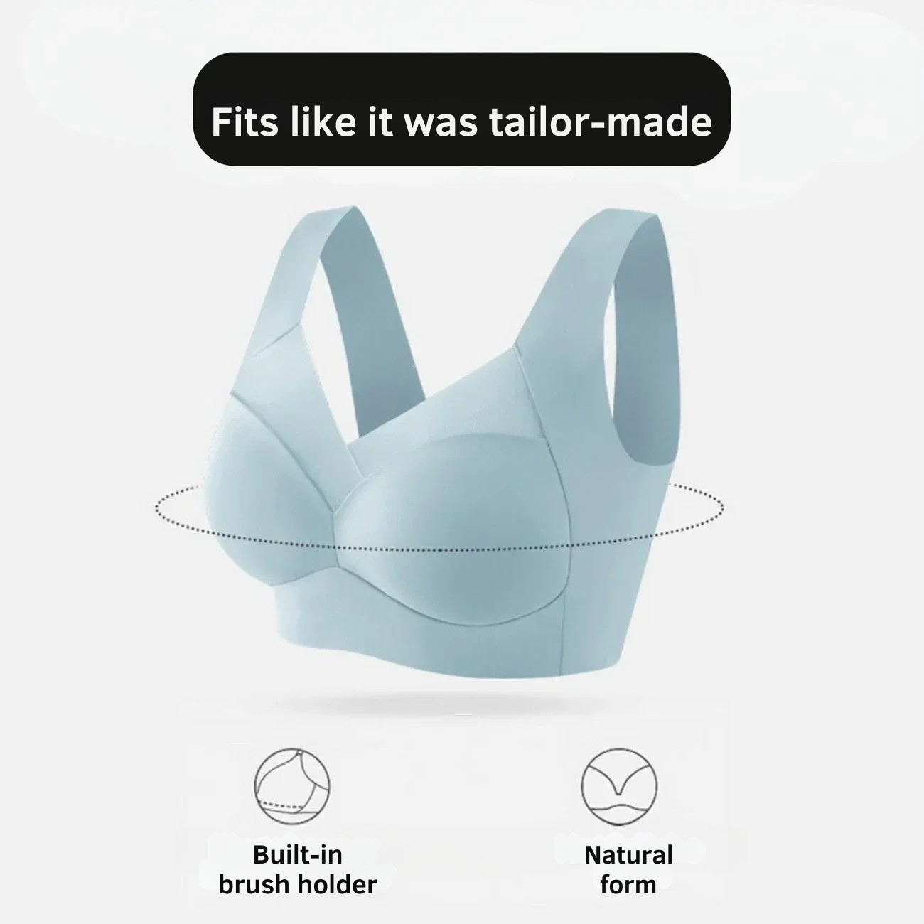 Wireless Bra | Seamless Comfort Bra | Gentle Push Up Support