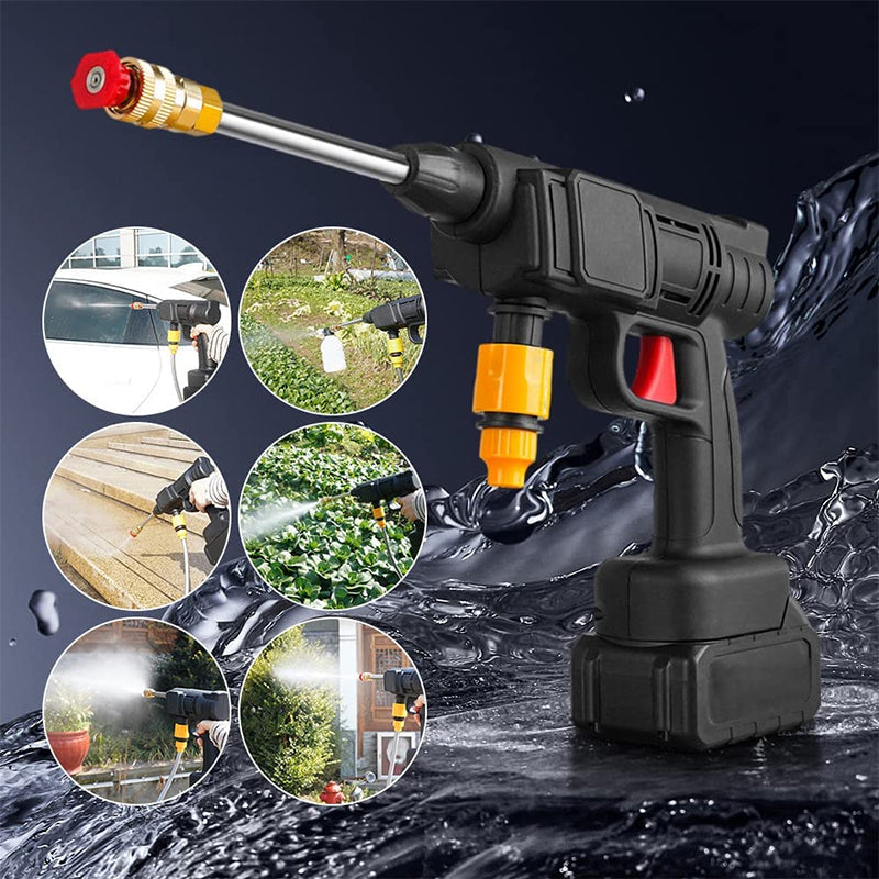Wireless High Pressure Spray Gun | Portable Cleaning
