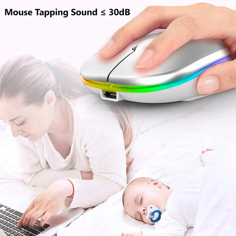 Wireless LED Mouse | Rechargeable Bluetooth Mouse
