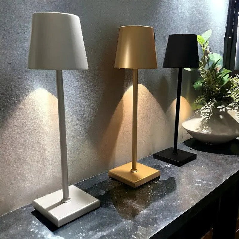 Wireless Rechargeable Table Lamp - Elegant LED for Indoor & Outdoor