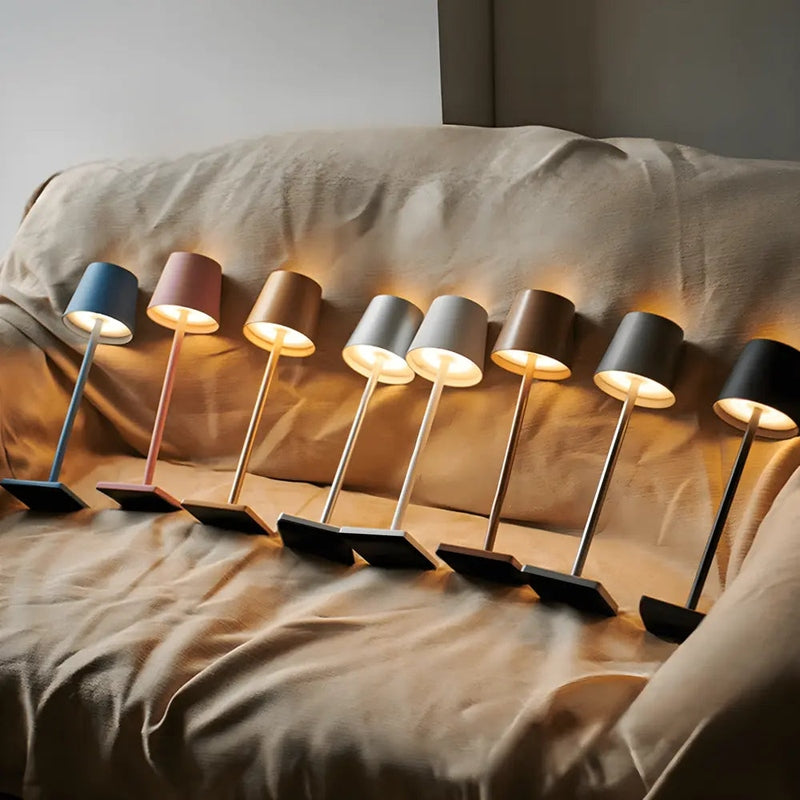 Wireless Rechargeable Table Lamp - Elegant LED for Indoor & Outdoor