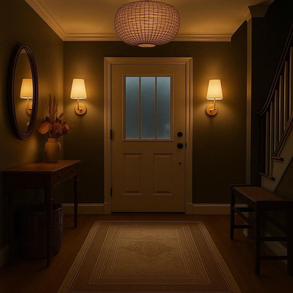 Wireless Wall Sconces with Dimming and Fabric Shade – 3 Color Temperatures, Remote Control, 2 Pieces for Bedroom and Hallway