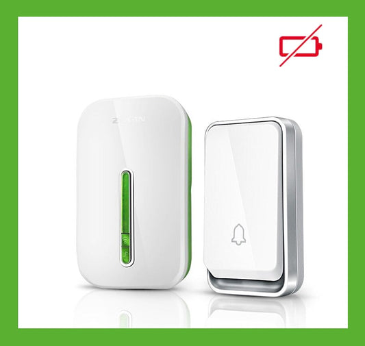 Wireless Waterproof Battery-Free Doorbell