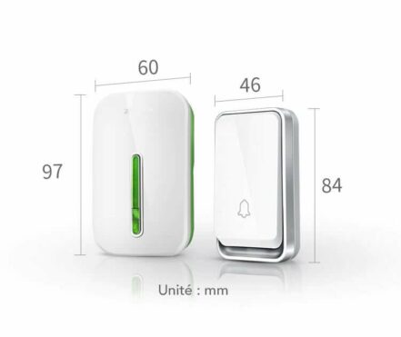 Wireless Waterproof Battery-Free Doorbell