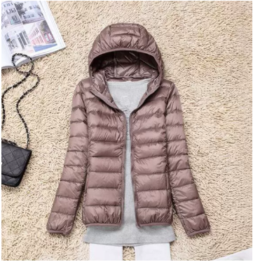 Women Lightweight Puffer Jacket with Hood
