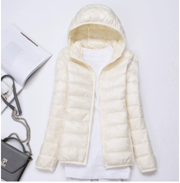 Women Lightweight Puffer Jacket with Hood