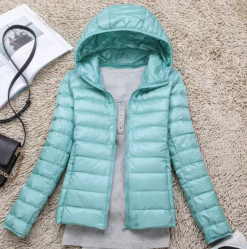 Women Lightweight Puffer Jacket with Hood