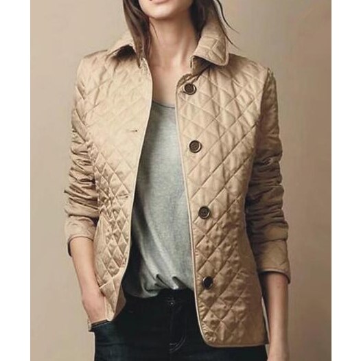 Women's Button-Down Quilted Jacket