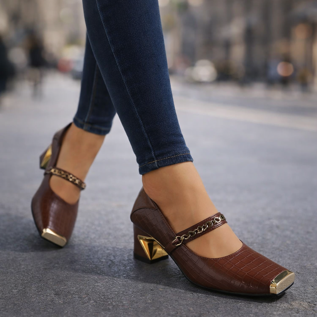 Women's Elegant Block Heel Sandals