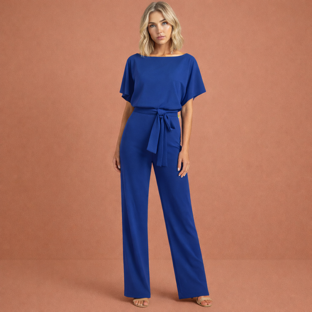 Women's Elegant Two-Piece Set with Belt for a Refined Look