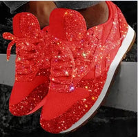 Women's Glittering Sneakers for Everyday and Party