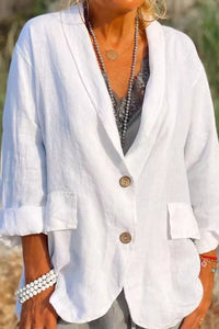 Women's Light Blazer with Buttons