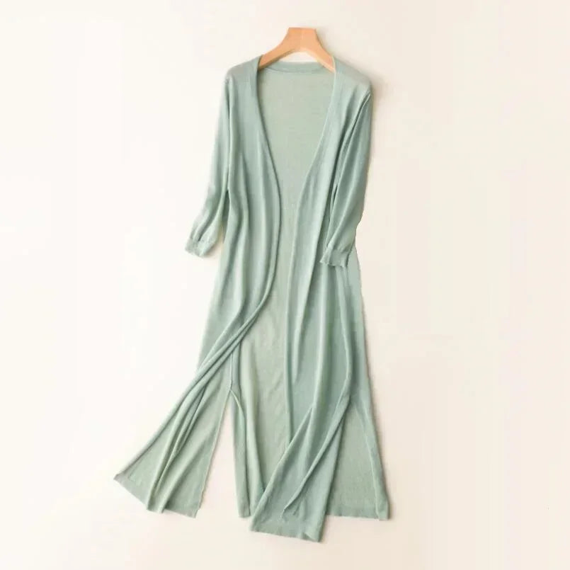 Women's Long Relaxed Cardigan