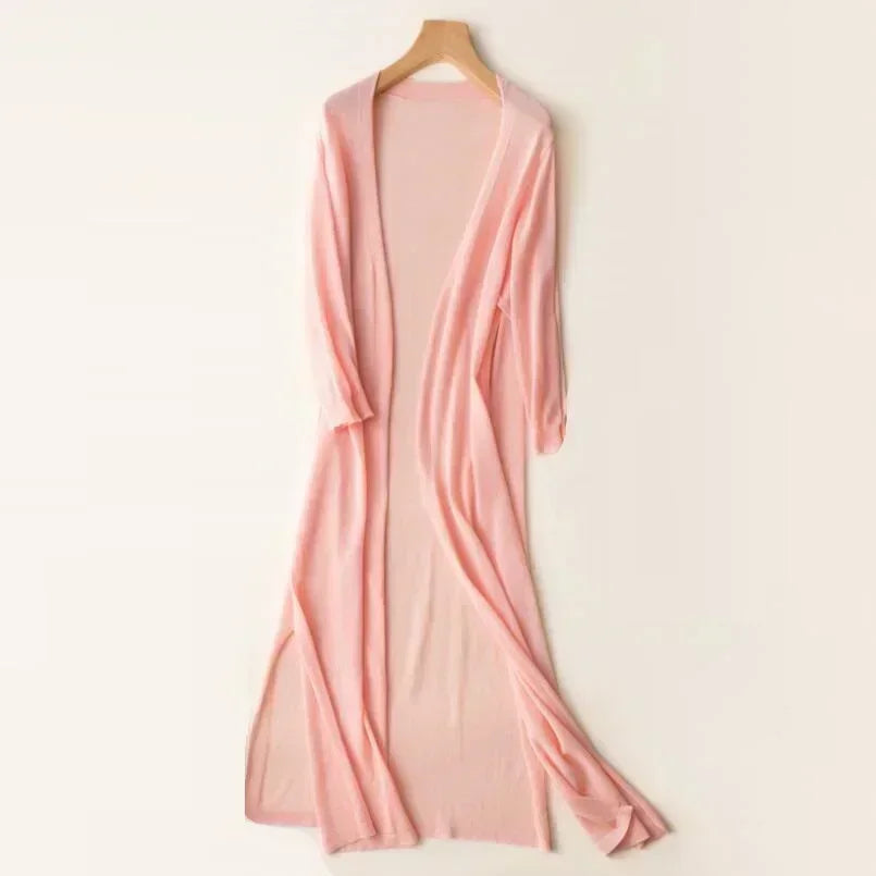 Women's Long Relaxed Cardigan