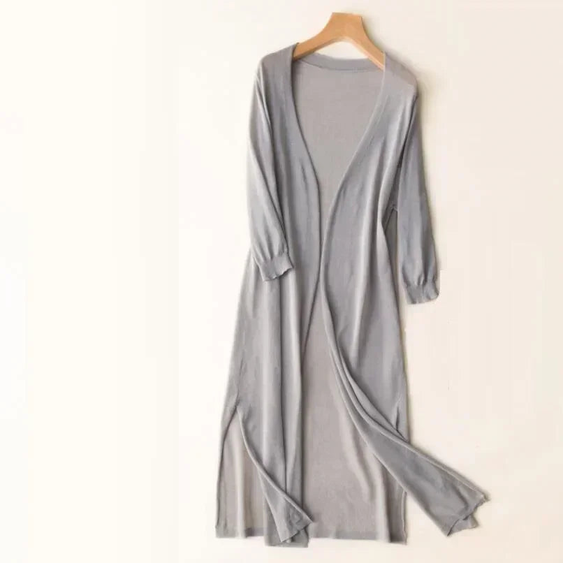 Women's Long Relaxed Cardigan