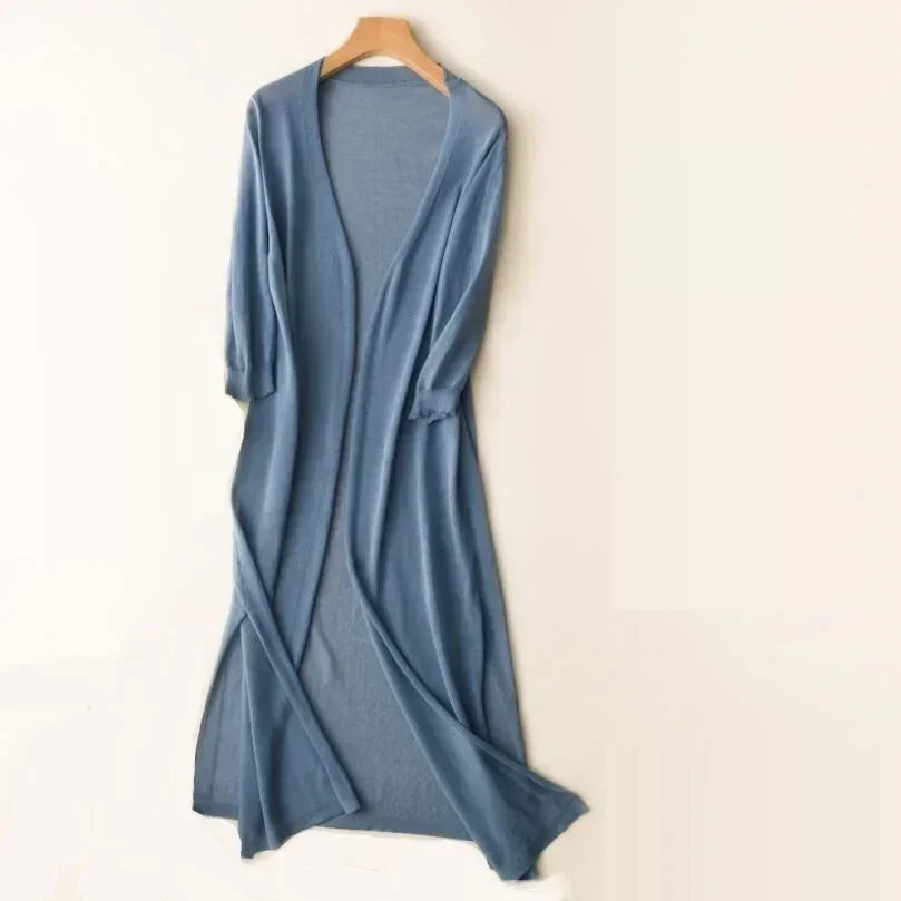 Women's Long Relaxed Cardigan