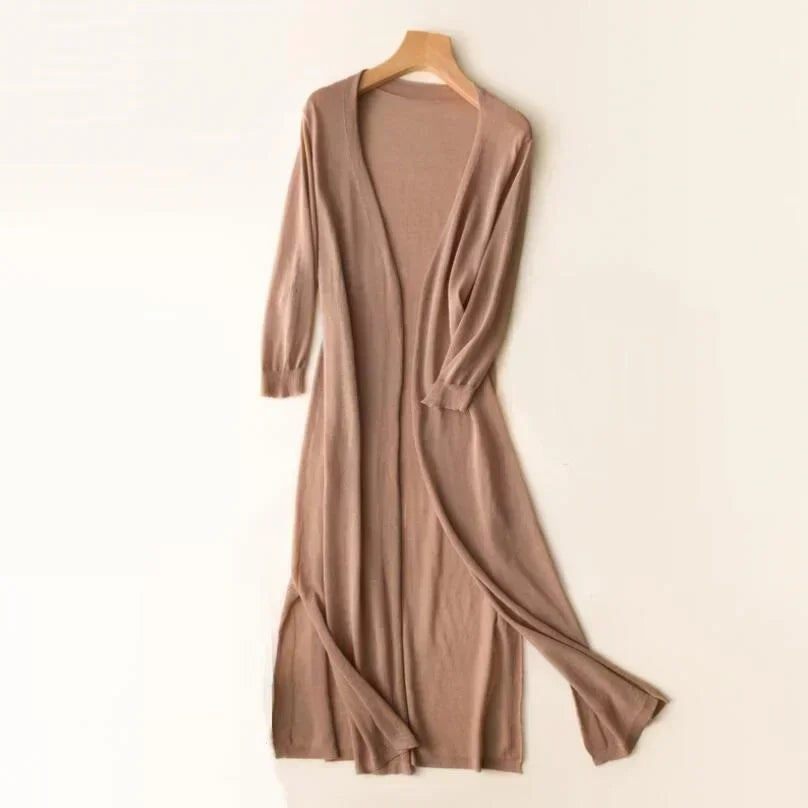 Women's Long Relaxed Cardigan