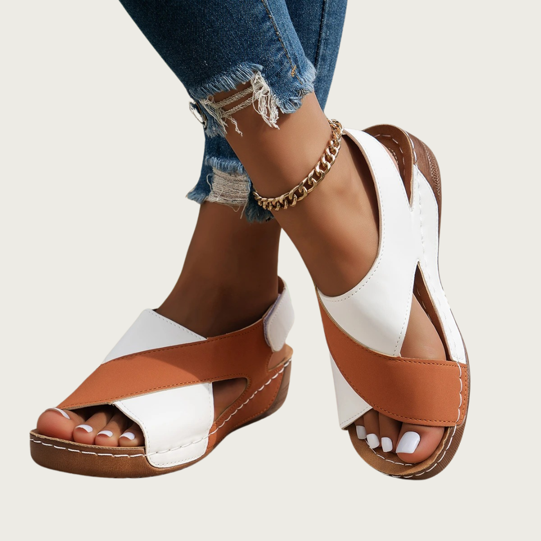 Women's orthopedic summer sandals - comfort and elegance